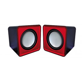 MINI SPEAKER 2 0 USB RED OMEGA OG 01RED