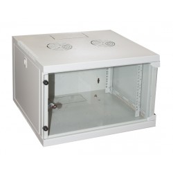 ARMADIO RACK 19  6 UNITA  DA MURO ARMADIO RACK 19  6 UNITA  DA MURO PER RETI (A)350 X (L)540 X (P) 450 MM COLORE GRIGIO