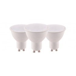 KIT 3 FARETTI 7W GU10 LUCE CALDA 