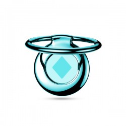 Puro, Supporto adesivo, Lega di Zinco, Smart Ring, per Smartphone, funzione Stand, Supporto Self BLU