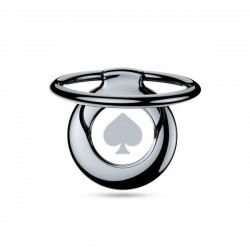 Puro Supporto adesivo Lega di Zinco Smart Ring per Smartphone funzione Stand SupportoSelf space grey