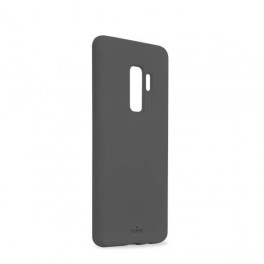 Puro Cover in Silicone Liquido con interno in microfibra  per Samsung Galaxy S9+ 6 2  Grigio