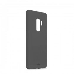 Puro Cover in Silicone Liquido con interno in microfibra  per Samsung Galaxy S9+ 6 2  Grigio