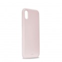 Puro Cover in Silicone Liquido con interno in microfibra per iPhone Xr 6 1  Rose