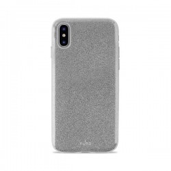 Puro Cover PC+TPU Shine per iPhone Xs Max 6 5  Silver