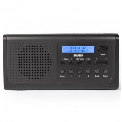 RADIO DAB+/FM PORTATILE SWEEX 10CH DAB+ PRESETS10CH FM PRESETS