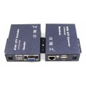 EXTENDER VGA  + USB  SU LAN 100m