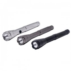 TORCIA ALLUMINIO COLORI GRIGIO, NERO 1W 