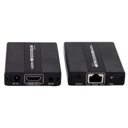 ESTENSORE DI SEGNALE HDMI ETHERNET ESTENSORE DI SEGNALE HDMI SU CAVO ETHERNET LONG DISTANCE 100/120M CON RIPETITORE DI TELECOMAN
