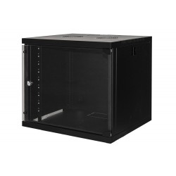 ARMADIO RACK 19  9 UNITA  DA MURO ARMADIO RACK 19  9 UNITA  DA MURO PER RETI (A)485 X (L)540 X (P) 450 MM COLORE NERO