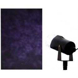 PROIETTORE CALEIDOSCOPIO LED ROTANTE 3 LED B FREDDO