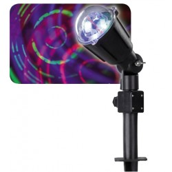 PROIETTORE LED NEVICATA 3 LED MULTICOLOR USO ESTERNO