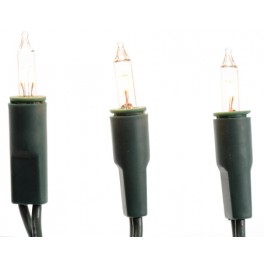 CATENA 35 MINI LED B CALDO CLASSIC 5,2MT CAVO VERDE***IP20  USO INTERNO 