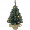 ALBERO NATALE C/NEVE 10 LED L  45cm