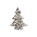 LED twisted tree w snow in borattan with snowbattery holder   bulb: 1mexcl : 3x AA batteries   6h timerworking hours: approx