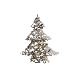 LED twisted tree w snow in borattan with snowbattery holder   bulb: 1mexcl : 3x AA batteries   6h timerworking hours: approx