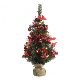 DIY mini tree jutebag prelitfolded tree   jute bag60 tips   38cm230V LED   1 5m lead cable