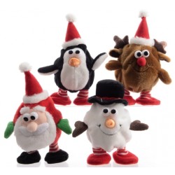 PUPAZZI PARLANTI  REGISTRA E RIPETE 13cm A BATTERIE, DA INTERNO