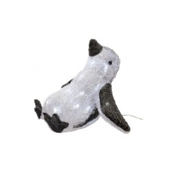 PINGUINO IN SCIVOLATA ACRILICO 