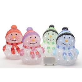 PUPAZZO NEVE 20LED ACRIL B FRE 