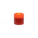 CANDELA LED ROSSO A BATTERIA H 7,5CM 