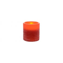 CANDELA LED ROSSO A BATTERIA H 7,5CM 