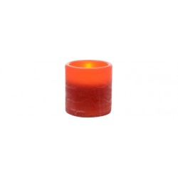 CANDELA LED ROSSO A BATTERIA H 7,5CM 