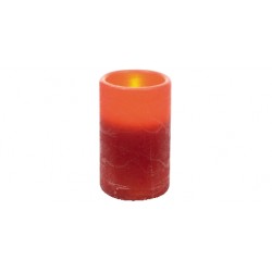 CANDELA LED ROSSO A BATTERIA H 12,5CM 