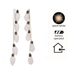 CATENA 5 LAMPADINE CON 3 MICRO LED A BATTERIA