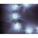 CATENA 20 MICROLED FIOCCHI DI NEVE 95CM
