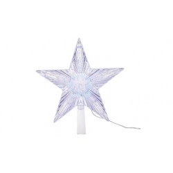 LED treetopper ind bobattery holder 1st bulb: 100cmexcl : 3x AA batteriesworking hrs: 30 hoursCE   non replaceable bulbs