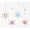 LED snowflake 4ass indoor bofiberoptic