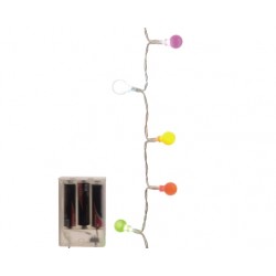 CATENA 20 LED MINI CILIEGIA 100CM