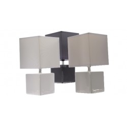 LAMPADA DA ARREDO Colore Paralume:  Bianco, Grigio Chiaro, Grigio Scuro Materiale Base:  Ceramica Colore Cavo:  Bianco / Nero 