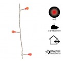 CATENA 180LED CILIEGIA ROSSO 13,5M 8GIOCHI U EST 