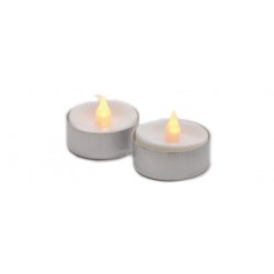 2 TEA LIGHT CANDELA LED FIAMMA 