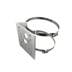 STAFFA DA PALO PER TEL IP VARIFOCALI PER PALI DA 85 A 140mm