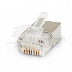 SPINA RJ45 8P8C CAT5E SCHER SO Spina modulare RJ45 Cat 5e Schermata   per cavo rigido e flessibile