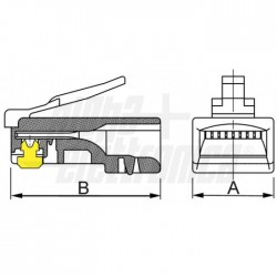 SPINA RJ45 8P8C CAT5E FLEX SOL 