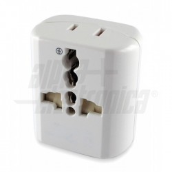 ADATTATORE UNIVERSALE SCATOLA Adattatore universale da viaggio, utilizzabile in più di 150 paesi nel mondo per alimentare tutti 