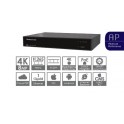 NVR 4CH,H 265,4K,ONVIF,1HDD,50MBS MODEL: RS N5004E0 E