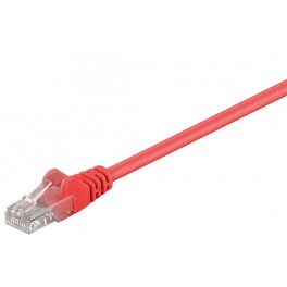 CAT 5e cavo patch   rete U/UTP, rosso