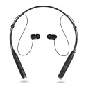 Puro Auricolari Stereo Bluetooth con Archetto da Collo Nero