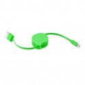 Puro Icon Cavo Micro Usb Retraibile 0,80m Verde