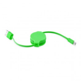 Puro Icon Cavo Micro Usb Retraibile 0,80m Verde