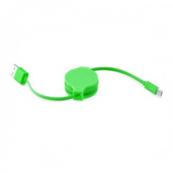 Puro Icon Cavo Micro Usb Retraibile 0,80m Verde