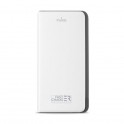 Puro Batteria Esterna Premium Fast Charger MFI 6500mAh 2USB Cavo Lightning Remov 2 4A Li Poly Bianco