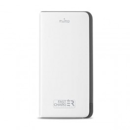 Puro Batteria Esterna Premium Fast Charger MFI 6500mAh 2USB Cavo Lightning Remov 2 4A Li Poly Bianco