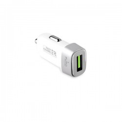 Puro Carica Batteria da Auto Fast Charger Compact 1Usb 2 4A Bianco