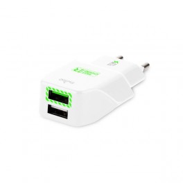 CHARGER DA VIAGGIO 2 PORTE USB FCTCV2USB34WHI  CHARGER CARICC